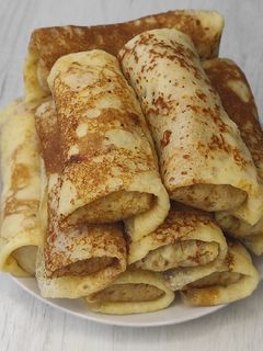 Фото Блинчики с мясом 🥞. Универсальный рецепт.