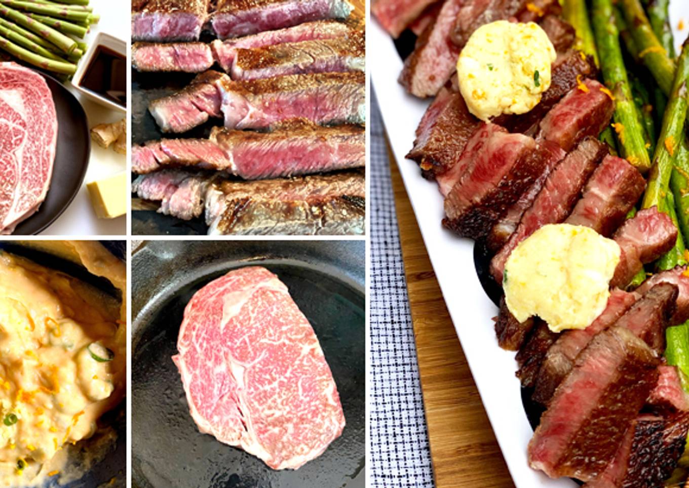 Miyazakigyu Wagyu Ribeye With Orange Miso Butter