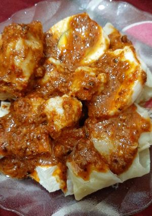 Foto resep Siomay siram bumbu kacang
