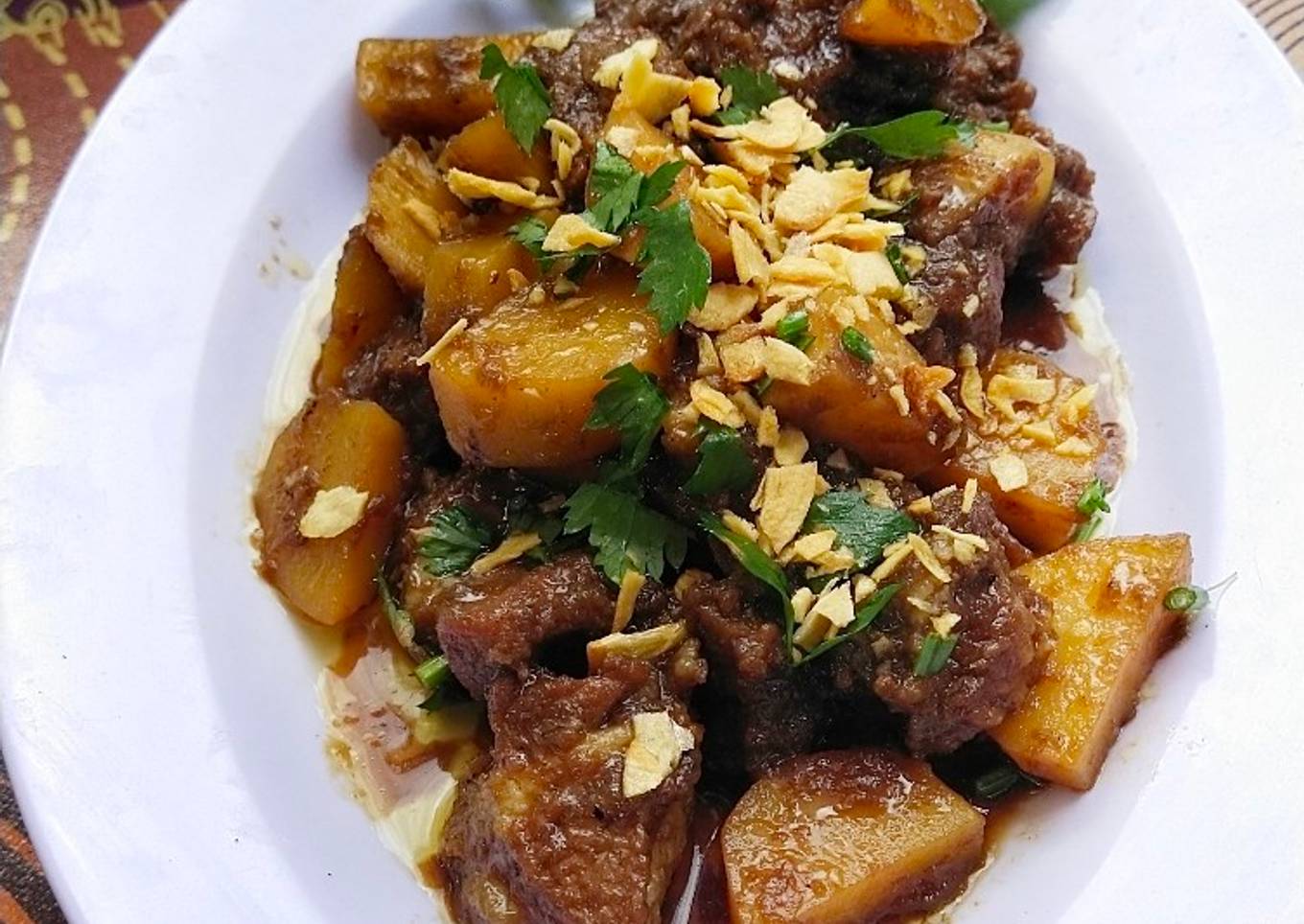 Bistik Daging Sapi Kentang