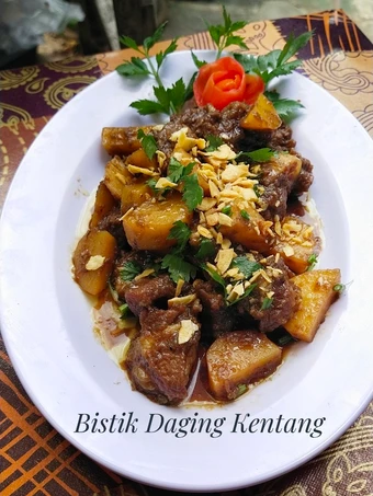 Langkah Gampang Membuat Resep Bistik Daging Sapi Kentang Anti Ribet, Lezat Sekali