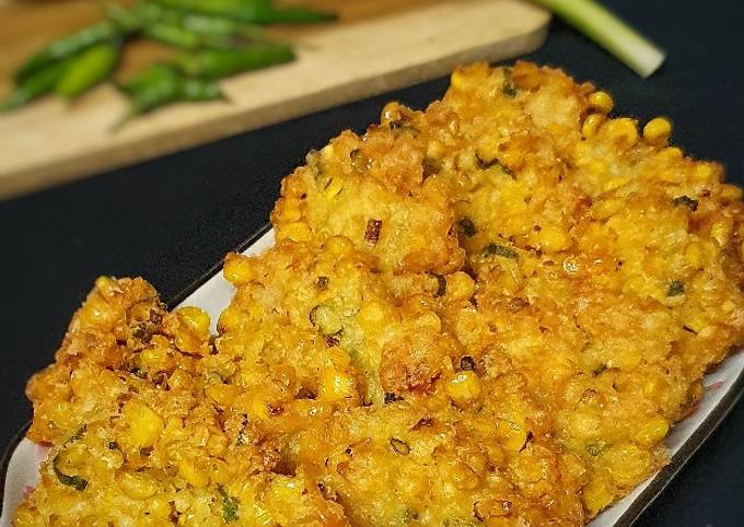 Yuk intip, Resep mudah memasak 160. Bakwan Jagung Kriuk ala Manado  nagih banget