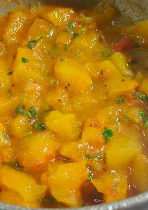 A picture of Muskmelon Curry.