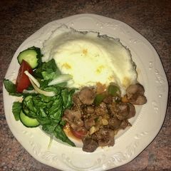A picture of Chicken gizzards.