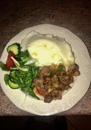 A picture of Chicken gizzards.