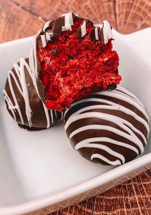 Una foto de Trufas Red Velvet 🔴❣️