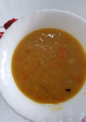 صورة لوصفة شوربة عدس أحمر