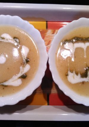 A picture of Potato soup.