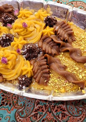 عکسی از دستور حلوا سه آرد مجلسی