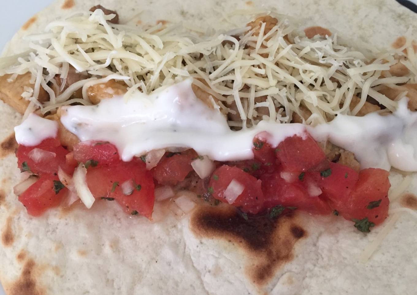 Fajitas de carne con pico de gallo 🌮