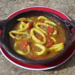 Una foto de Guiso de Calamares al curry