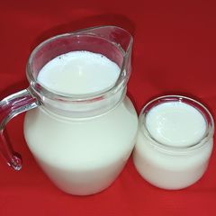 A picture of Nutritious Soy Milk (home-made).