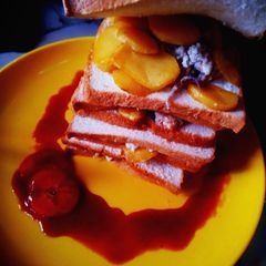 A picture of Potatoes sandwich.