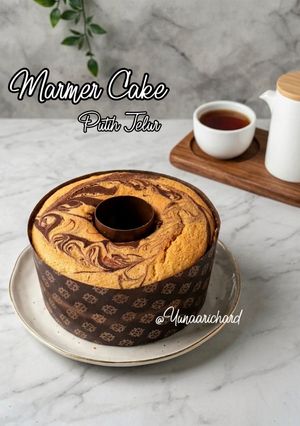 Foto resep Marmer Cake Putih Telur