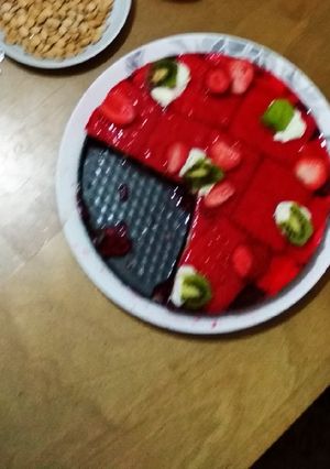 صورة لوصفة بسكويت بالجيلي بنكهه الفراوله