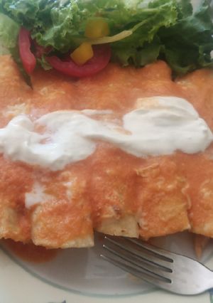 Una foto de Enchiladas de pixtle