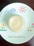 Bánh flan phô mai bản em bé 6m