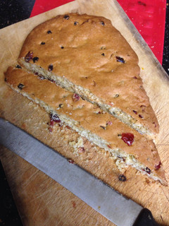 A picture of Cran-Ginger Biscotti.