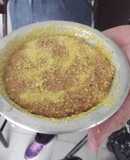 Pay mexicano de paté con relleno de huauzontle