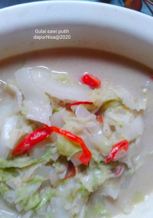Foto resep Gulai sawi putih