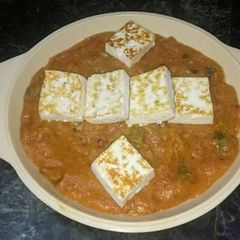Roasted kadai paneer A picture of Roasted kadai paneer.