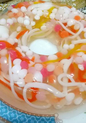 Foto resep Jelly kaca warna warni