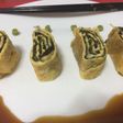 Tamagoyaki con queso y alga nori