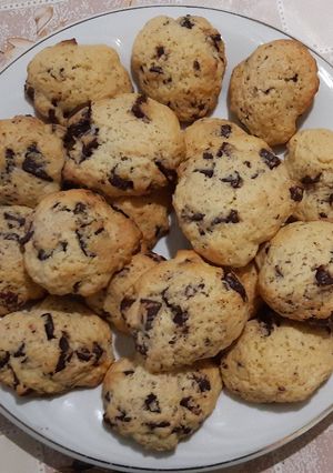 Amerikai csokis keksz recept fotója