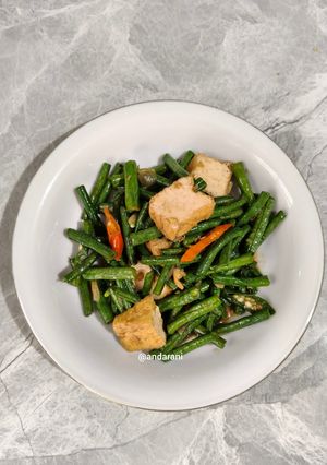 Foto resep Tumis Kacang Panjang Tahu