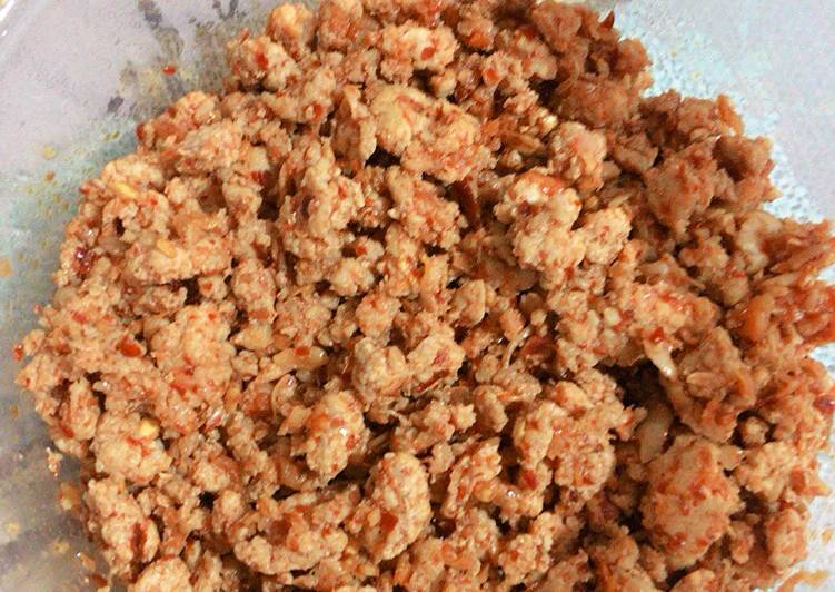 น้ำพริกหมูตะไคร้/หมูผัดพริก