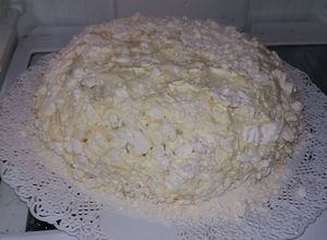 Una foto de Postre tipo chaja de dulce de leche