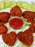 হার্টশেপ বীটরুট কাটলেট(Beetroot Cutlet Recipe In Bengali)