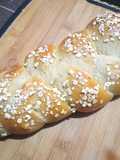 Pan trenza con harina integral