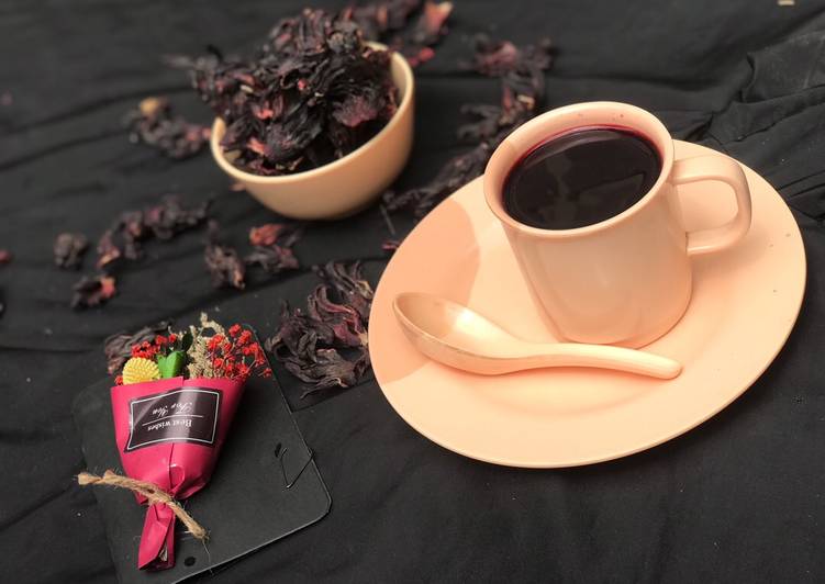 Easiest Way to Make Ultimate Hibiscus tea/shayin zobo
