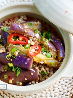 《家常魚香茄子煲》 的食譜成品照片