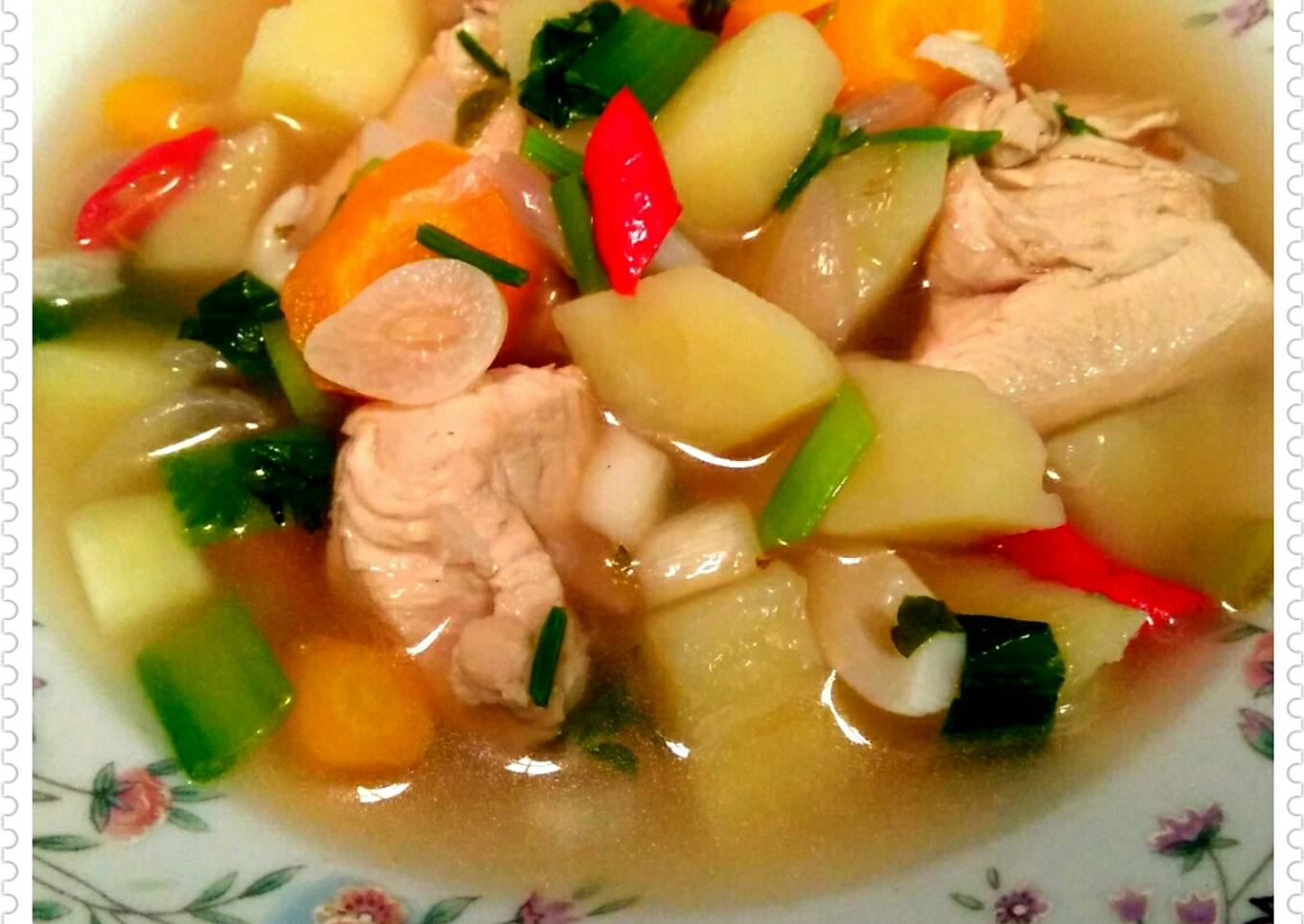 Sop Ayam Simple
