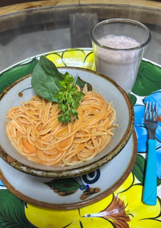 Una foto de Espagueti *FUEGO EN LA COCINA 🔥🔥🔥*