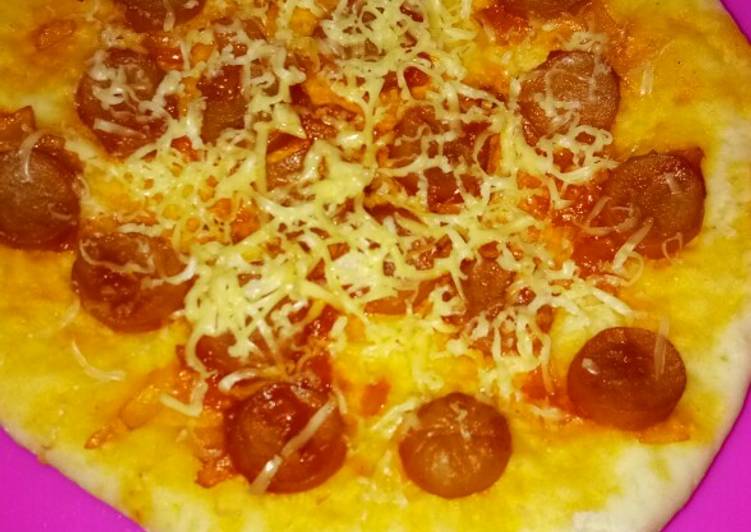 Pizza teflon homemade