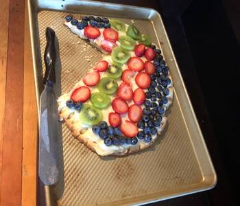 Update, Serving Recipe Fruit pizza Delicious and Healthy