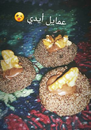 صورة لوصفة حلا كرات السميد