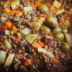 A picture of Filipino Style Picadillo.