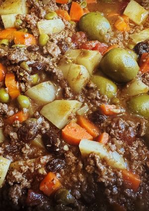 A picture of Filipino Style Picadillo.