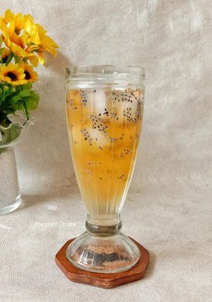 Foto resep Es Jeruk Selasih Nutrijel