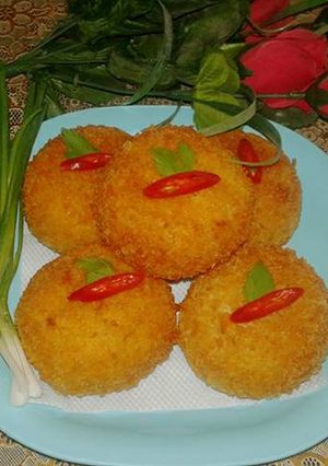 Foto resep Roti Goreng Isi Ayam
