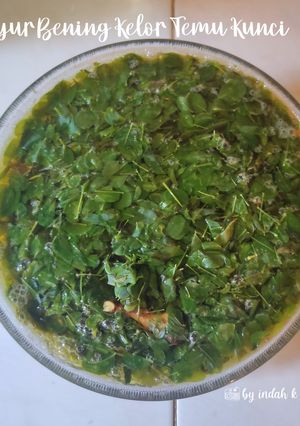 Foto resep Sayur Bening Kelor Temu Kunci