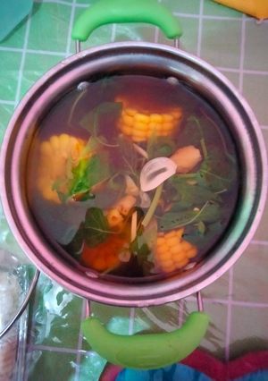 Foto resep Sayur bayam jagung manis