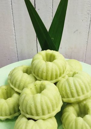 Foto resep Putu ayu pandan fiber creme no kelapa