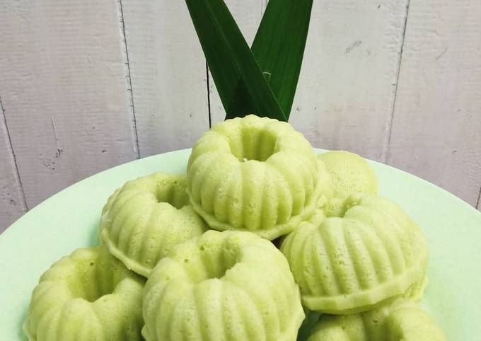 Putu ayu pandan fiber creme no kelapa