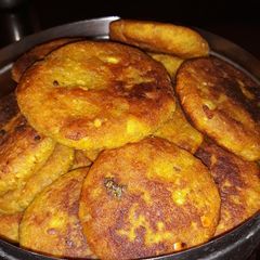 A picture of Raw banana cutlets.