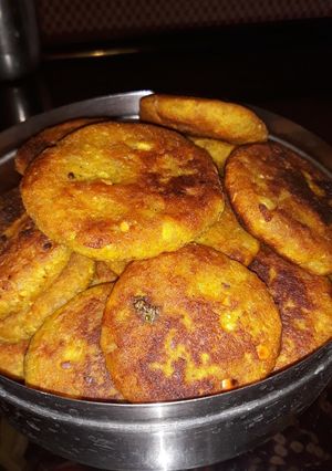 A picture of Raw banana cutlets.
